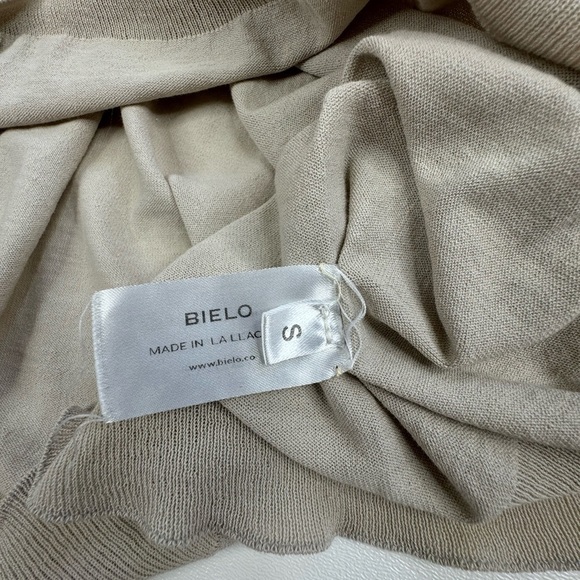 Bielo 100% Cotton Twin Neck Light Knit Lagenlook Sweater Womens Small - Picture 4 of 11
